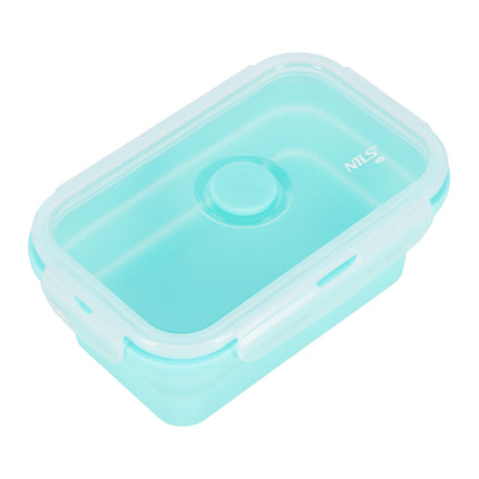 Skládací svačinový box, mátová, objem 500ml