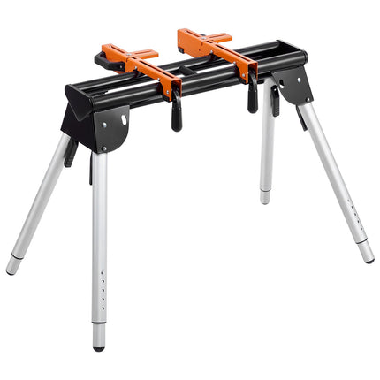 Folding Miter Saw Stand, 330 lb Capacity, Steel, 29.1–32.9 in Height