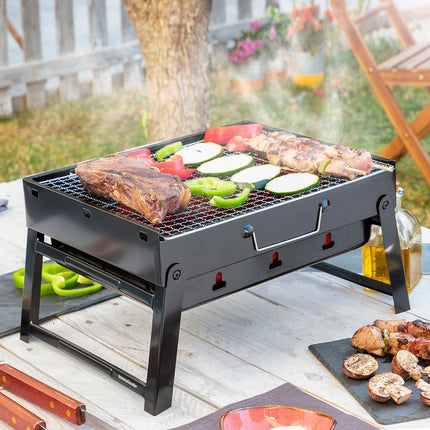 Skládací přenosný gril na dřevěné uhlí BearBQ InnovaGoods