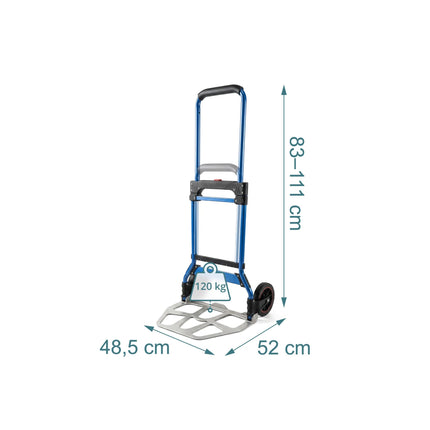 Skládací rudl, nosnost 120kg, ocelový rám