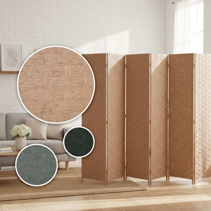 Skládací paraván, 8 panelů, úsporný design