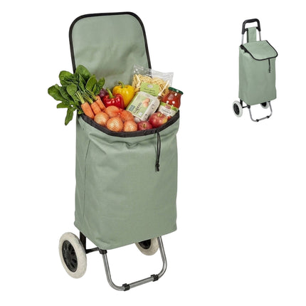 Skládací nákupní vozík, taška 28L, unese 15 kg