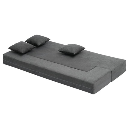 Folding Sofa Bed, 3-In-1 Twin Memory Foam, Washable Cover