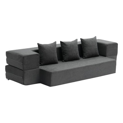 Folding Sofa Bed, 3-In-1 Twin Memory Foam, Washable Cover