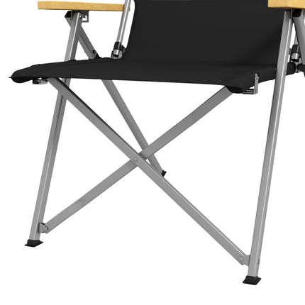 Folding camping chair, 4-position adjustable, Oxford fabric
