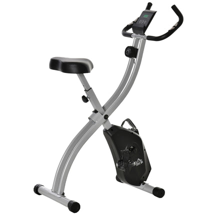 Folding exercise bike, 8-level magnetic resistance