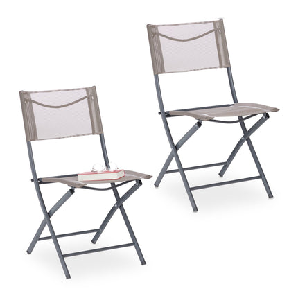 Folding garden chair Set of 2