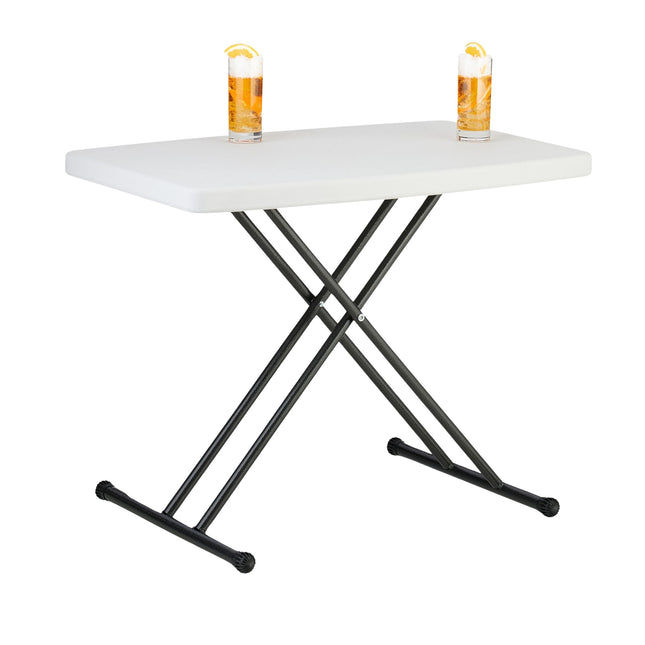 Opklapbare tuintafel, in hoogte verstelbaar