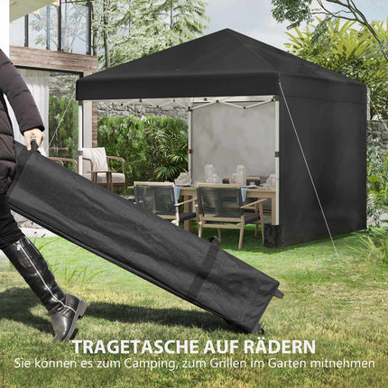 Pop-up stan 2.97x2.97m, UV ochrana s bočními stěnami