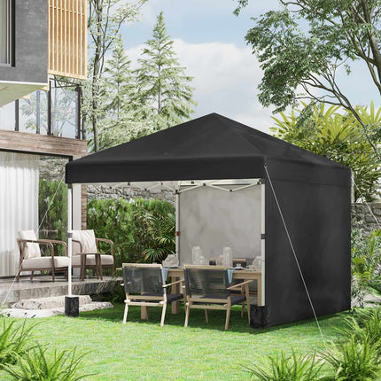 Pop-up stan 2.97x2.97m, UV ochrana s bočními stěnami