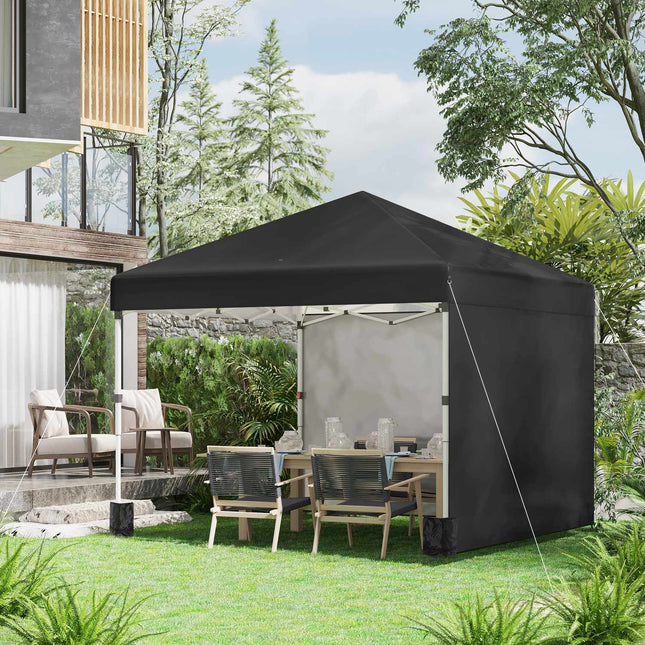Pop-up stan 2.97x2.97m, UV ochrana s bočními stěnami