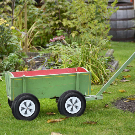 Folding stepladder with support handle