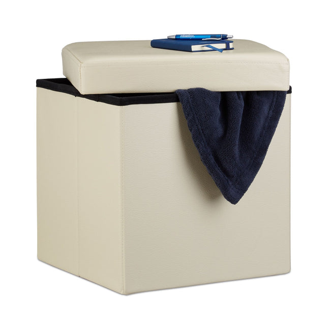 Folding stool artificial leather