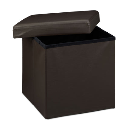 Skládací stolička z umělé kůže