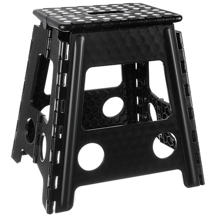 Klapphocker schwarz-weiß 39cm 