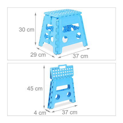 Folding stool blue