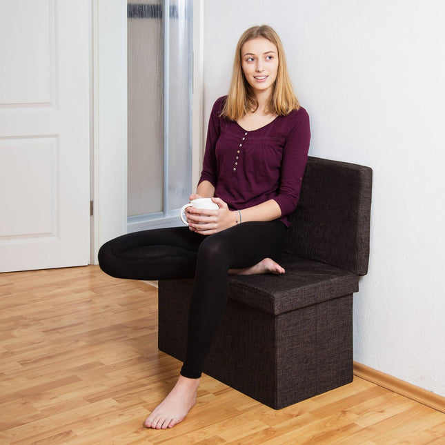 Folding stool with backrest L