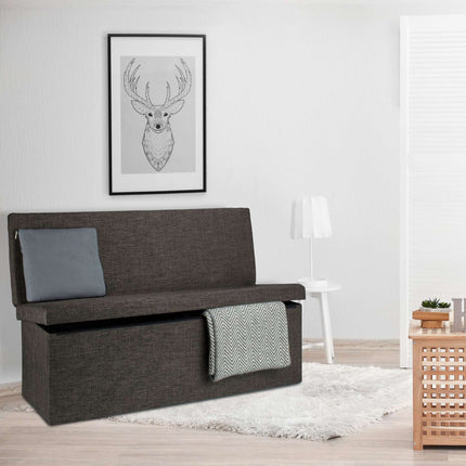 Folding stool with backrest XL