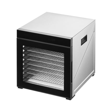 Food Dehydrator, 10 Stainless Trays, 1000W, Timer