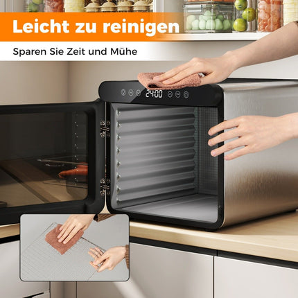 Sušička potravin, 600W, 7 nerezových pater, časovač 24H