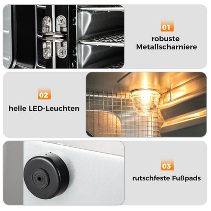 Sušička potravin, 600W, 7 nerezových pater, časovač 24H