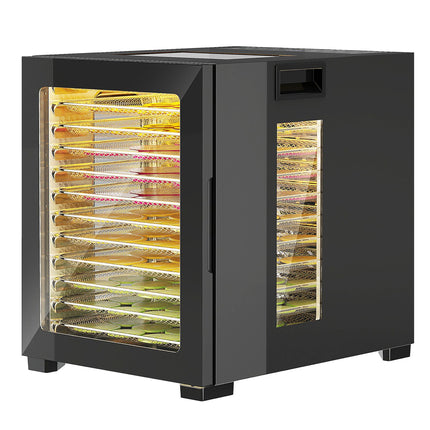 Sušička potravin, 850W, 12 nerezových pater, časovač