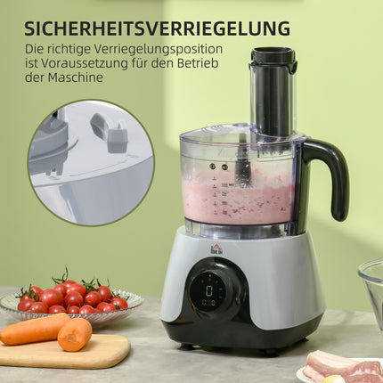 Kuchyňský robot, 650W, nádoba 1.25L, 3 rychlosti, 4 nože