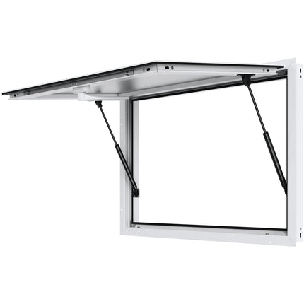 Food Truck Service Window 36 x 24 in, Aluminum Awning