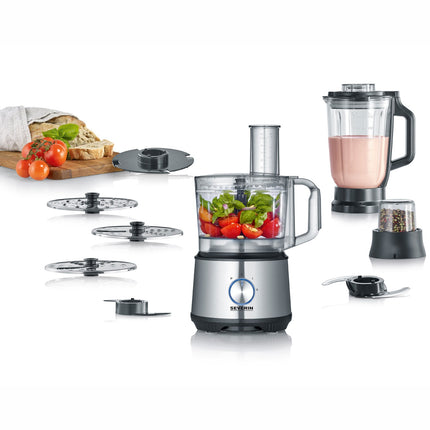 Kuchyňský robot 1200 W mixér, mísa, strouhací kotouče,