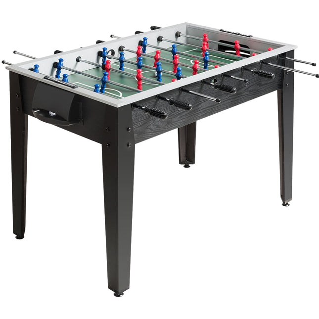 Tafelvoetbaltafel, wedstrijdformaat, 122 x 61 x 79 cm, zwart