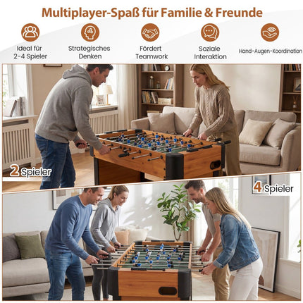 Foosball Table with 22 Players, 2 Balls, Score Counters