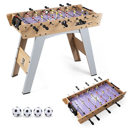 Foosball Table with Detachable Legs, Standing or Tabletop, 88.5 x 69 x 71 cm
