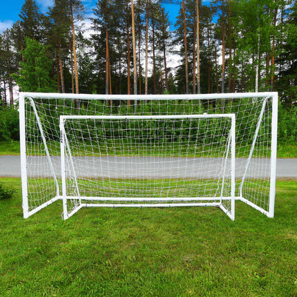 Fotbalová branka 370x180 cm, odolný uPVC rám