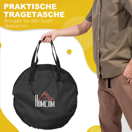 Skládací ocelové fotbalové branky, sada 2 ks, na zahradu i do parku