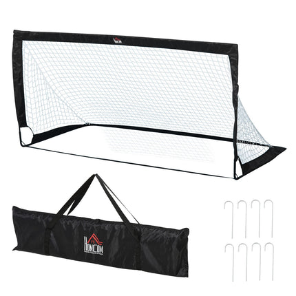 Folding mini soccer goals in steel and Tetrolon, set of 2