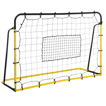 Odrazová stěna se sítí – multisport, odolná, 184x63x123 cm