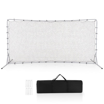 Fotbalová branka pro děti 372.5 x 182.5 cm fotbalové branky na zahradu branka s taškou bílá