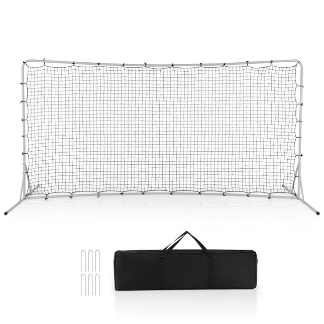 Football goal for children 372.5 x 182.5 cm football goals for garden football goal with carry bag white