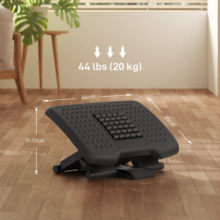Nastavitelná protiskluzová ergonomická podnožka do domácí kanceláře