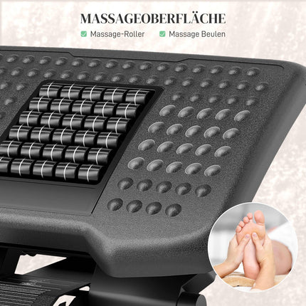 Nastavitelná protiskluzová ergonomická podnožka do domácí kanceláře