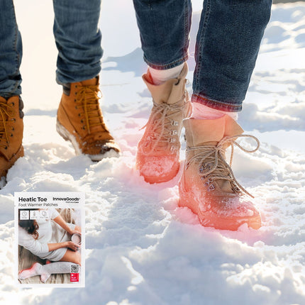 Hřejivé náplasti na prsty u nohou Heatic Toe InnovaGoods 10 ks