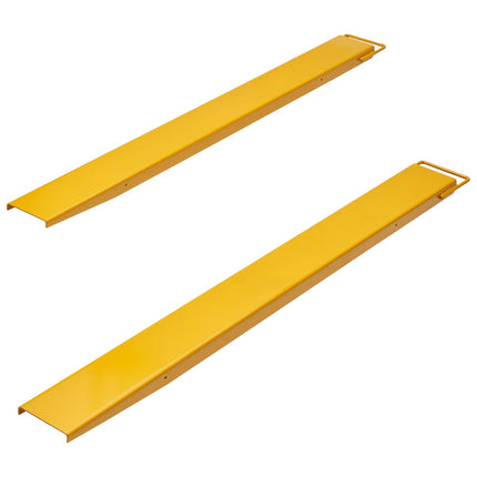 Forklift Fork Extensions, 1820 mm, 115 mm, 1 Pair, Carbon Steel