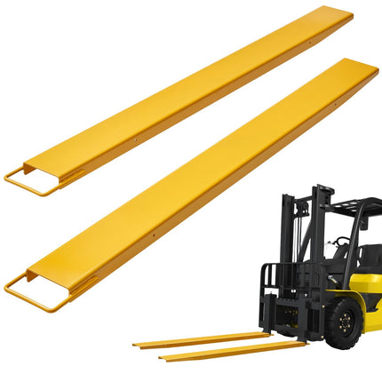 Forklift Fork Extensions, 1820 mm, 115 mm, 1 Pair, Carbon Steel