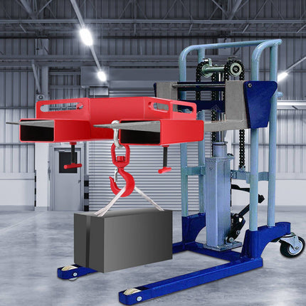 Forklift Lifting Hook, 6600 lb Swivel Crane Attachment