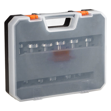 Forstner Bit Set, 16-Piece 6.4–41.3 mm Carbon Steel