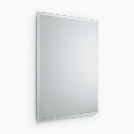 Frameless Bevelled Wall Mirror, 50 x 70 cm