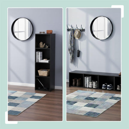 Freestanding Cube Bookcase – Open Storage Shelf