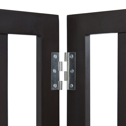 Freestanding Dog Gate, 24 in H x 60 in W, 3-Panel Foldable