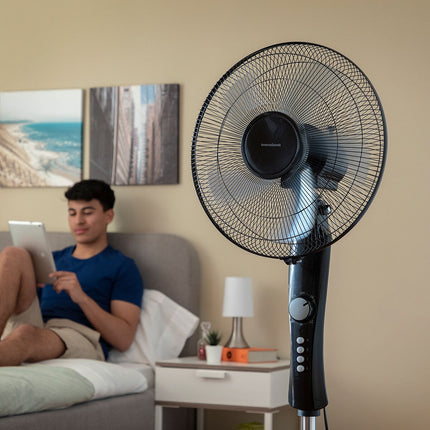 Volně stojící ventilátor InnovaGoods Breezinn černá 45 W