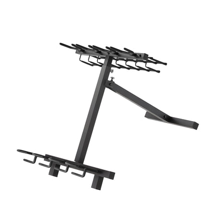 Freestanding Folding Gun Rack, Holds 4 Rifles and 7 Pistols